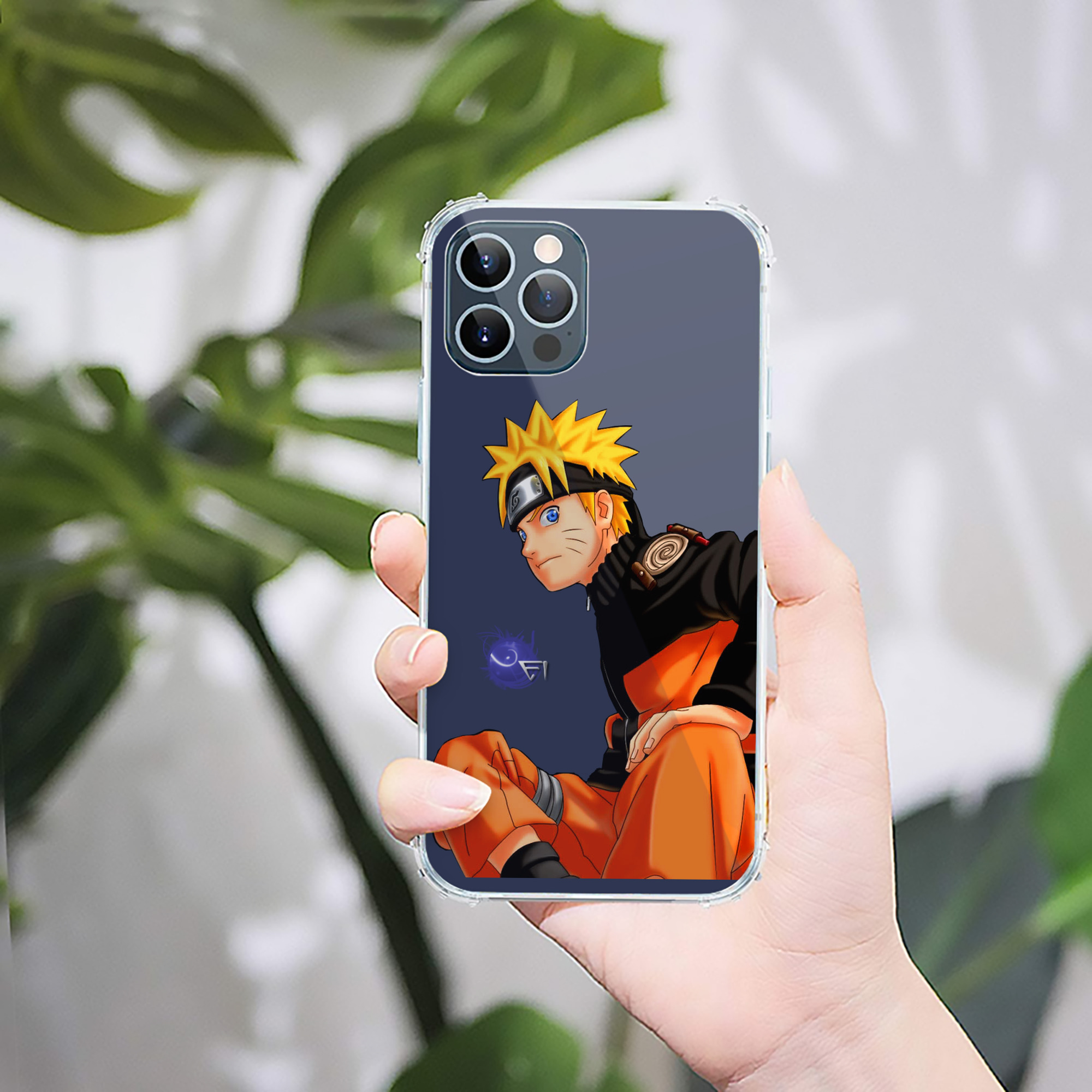 （画像用） NARUTO -ナルト- うずまき ナルト Uzumaki Naruto 【iPhone 12シリーズ対応】透明スマホケース（クリアソフトケース）
